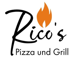 Rico's Pizza und Grill logo.